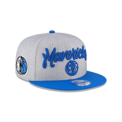 Sapca New Era Dallas Mavericks NBA Official NBA Draft 9FIFTY Snapback - Gri